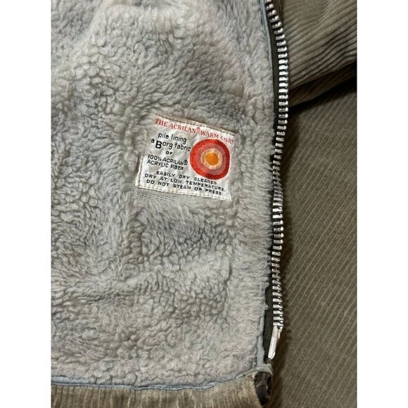 1980s Vintage Jackets Lakeland Mens Lining Faux Fur, Suede  Full Zip Size 40 - Picture 4 of 16